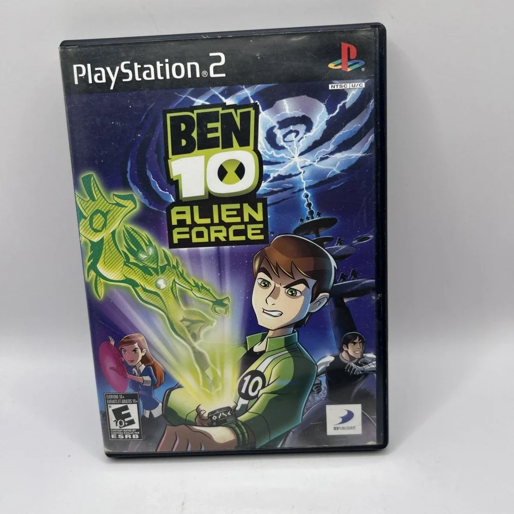 Ben 10 Alien Force Sony PlayStation 2 Action Adventure E10+ 2008 Manual Included